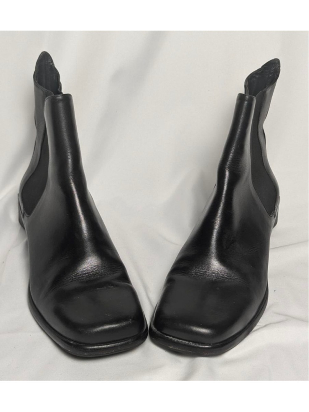 Cole Haan Black Leather Chelsea Ankle Boots Womens Size 8